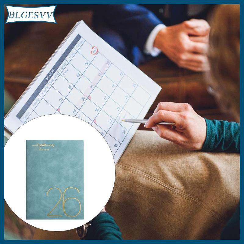 Blg A 5 2026 Leather Calendar Planner Schedule Planner Notebook Weekly Planner