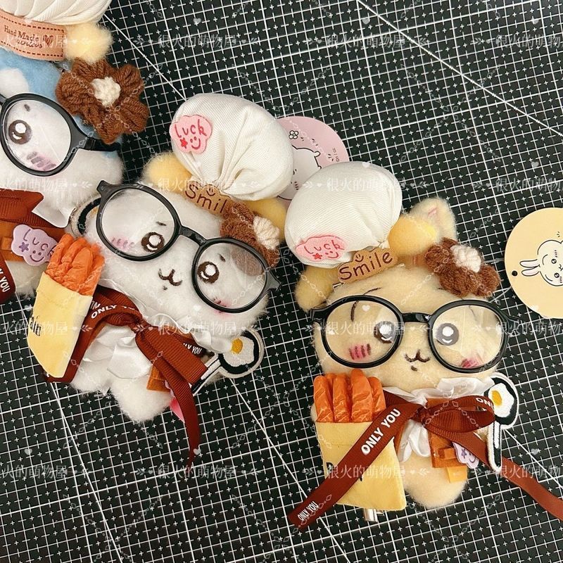 จี้ Chikawa Chikawa Usaqi chikawa Chiikawa Baguette Dessert Series เสื้อผ้าที่ถอดออกได้น่ารัก