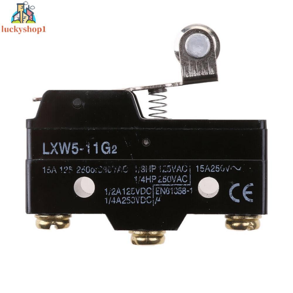 ลิมิตสวิตช์ Momentary Roller บานพับ Lever LXW5-11G2 โลหะคุณภาพสูง