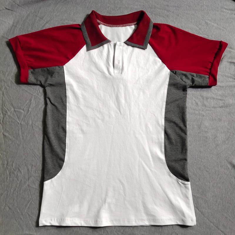 Yichang Tianwk ชุดนักเรียนแขนสั้น ผ้าฝ้ายระบายอากาศสำหรับทั้งผู้ชายและผู้หญิง