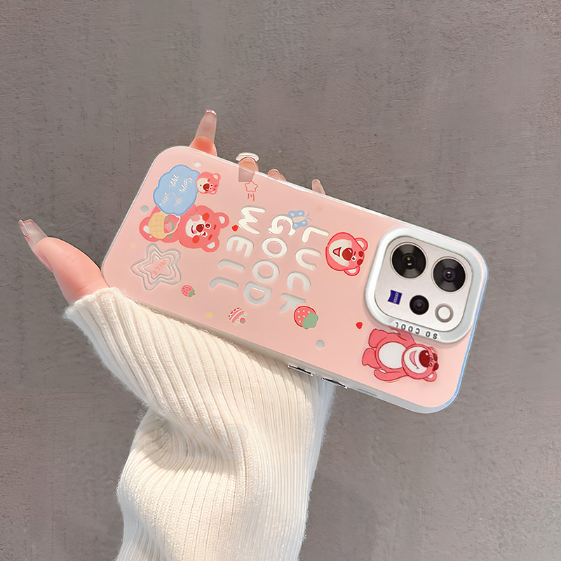 เคส Vivo V70 Case เคสลายน่ารักการ์ตูน วินนี่ เดอะ พูห์ ลักกี้ ลอตโซ่ หมี กันกระแทก พร้อมขอบซิลิโคนอ่อน สายคล้องโทรศัพท์ เคสใหม่ปี 2026 สำหรับผู้หญิง นักเรียน และสาวๆ ราคา ถูกที่สุด ดีลบีเคเค แกลเลอรีภาพที่ 4