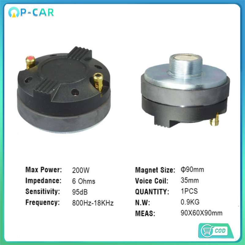 COD ยูนิตเสียงแหลม DRIVER UNIT TY-34 ขนาด 34mm เกลียว ติดฮอร์นแหลม NPE TY34 1ดอก