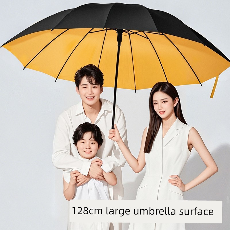 ร่มพับ ร่มพกพา Big Mac Umbrella Sunny and Rain Umbrella Umbrella Isolated Sunscreen Anti-UV Folding 