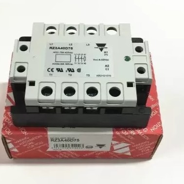 100% ใหม่มาใหม่ Carlo Gavazzi RZ3A40D75 Solid State Relay Original ปฏิบัติการแรงดันไฟฟ้า 24-440 Vac
