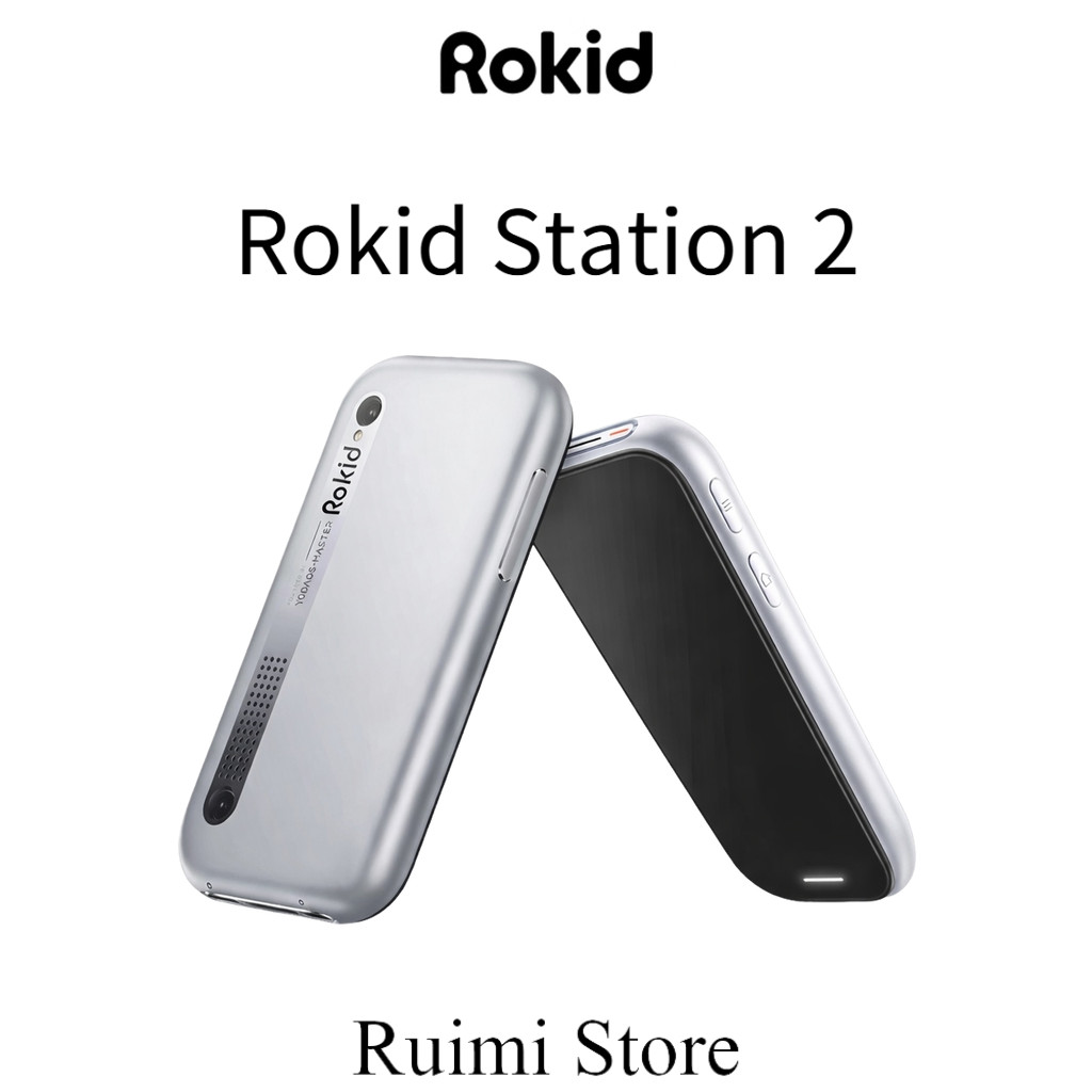 Rokid Station 2 เวอร์ชันภาษาอังกฤษอุปกรณ์ Media Box 5000mAh สําหรับ Rokid max2 และ AR