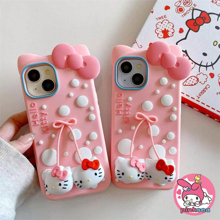 Hot Selling น่ารัก 3D การ์ตูนแมวจี้กรณีโทรศัพท์ที่เข้ากันได้สำหรับ iPhone 17 16 15 14 13 12 Pro Max 