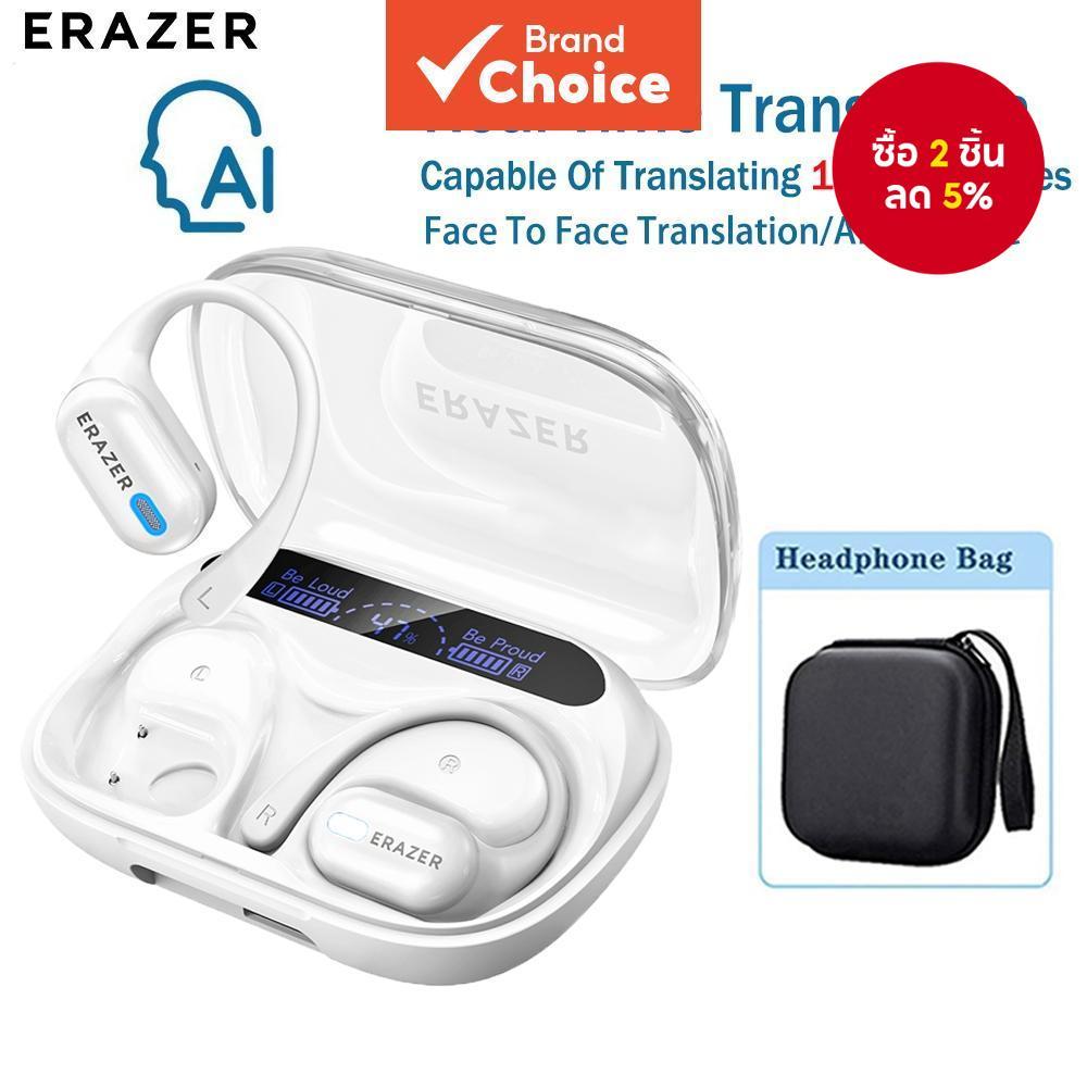Erazer XP18 หูฟัง OWS หูฟังไร้สายบลูทูธขนาดใหญ่ความจุจอแสดงผล LED AI แปลสแตนด์บายยาวเปิดหู ENC ชุดหู
