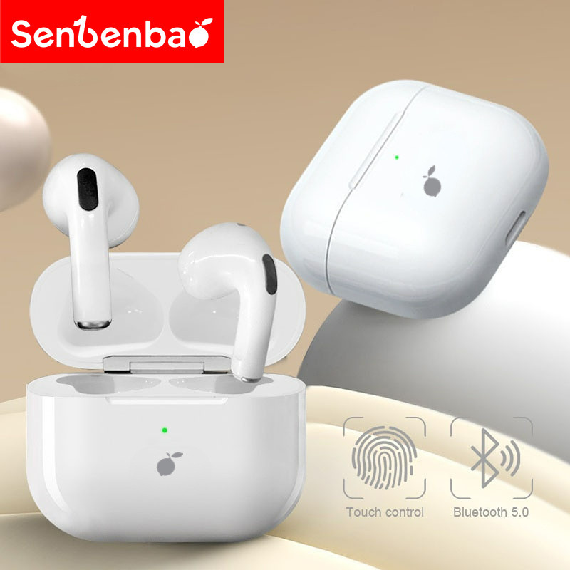 Senbenbao Air pro 4 Touch หูฟังไร้สาย, ชุดหูฟังสเตอริโอ Bluetooth 5.3 กันน้ํา, หูฟังกีฬา