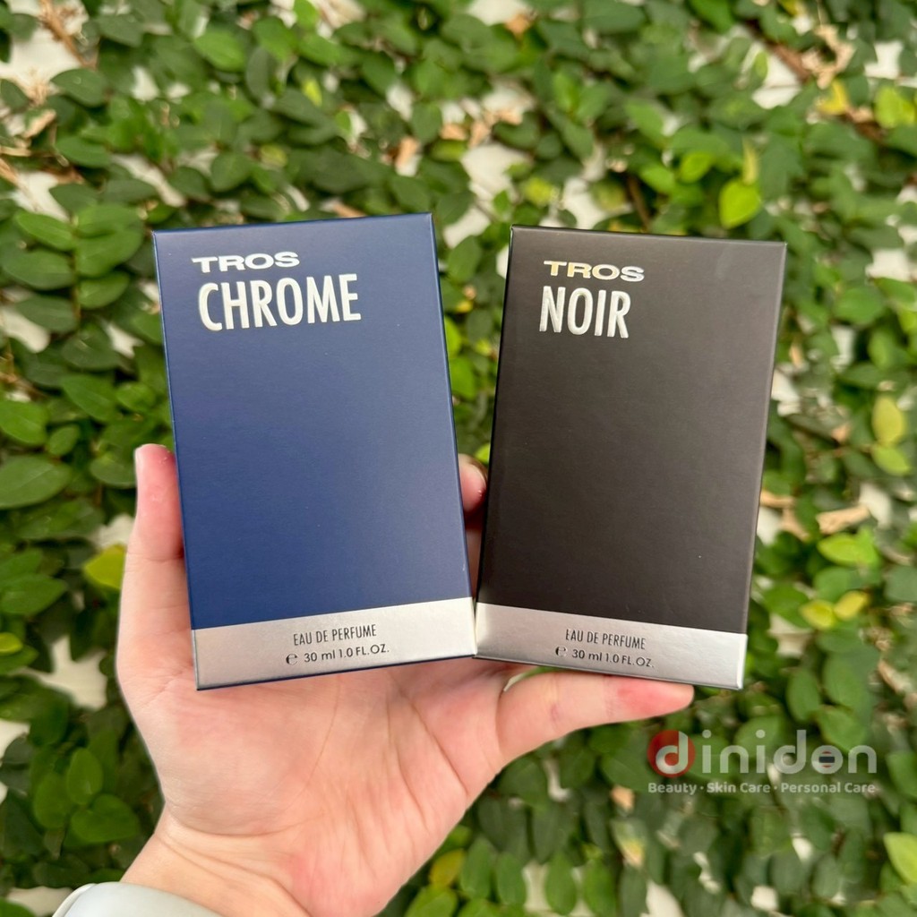 ((dinidon Shop)) Tros Eau De Perfume 30 Ml. #Chrome / #Noir