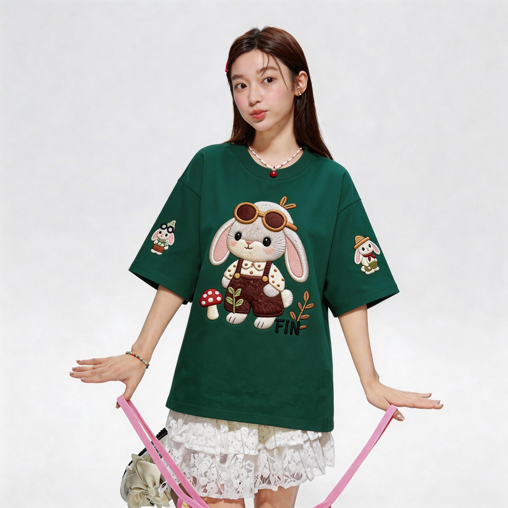 TEE·SHOP🍀เสื้อยืด oversize เสื้อเท่ๆ เกาหลี 