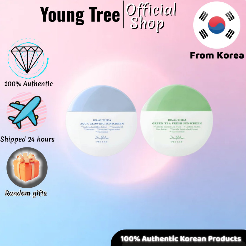 [Dr. Althea] Green Tea Fresh Sunscreen 45ml / Aqua Glowing Sunscreen 45ml