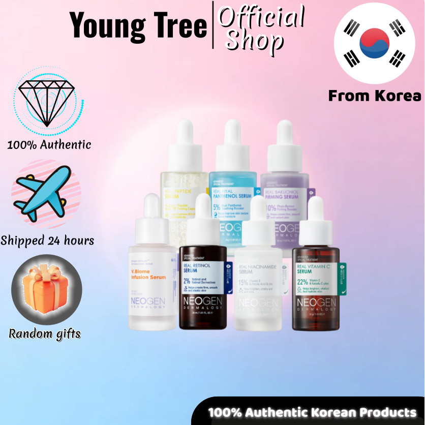 [NEOGEN DERMALOGY] Skincare Essence-Bakuchiol/Real Hyal Panthhenol/V.Biome Infusion/Peptide/Retinol/
