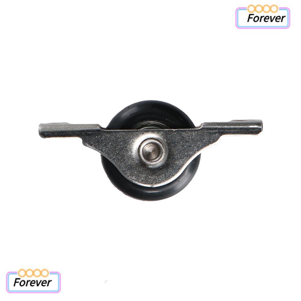 FOREVER Screen Door Rollers Black Heavy Duty Nylon 30mm/1.18" Dia Steel Pulley