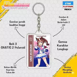 Gantungan Kunci Uma Musume - พวงกุญแจ Uma Musume Pretty Derby - Ganci Anime - Gantungan Kunci Matikananhauser - Og