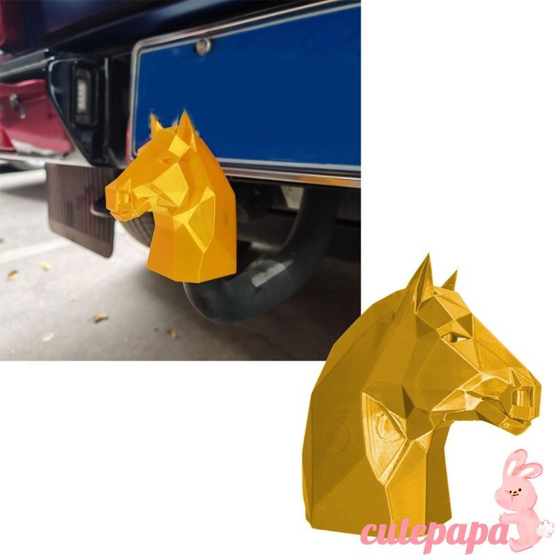 Cutep Modern Horse Head Design Trailer Hitch Cover Trailer Hitch Decorative Caps