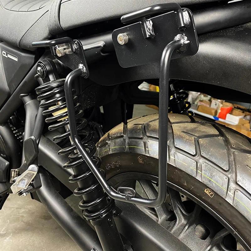 รถจักรยานยนต์ด้านข้างกระเป๋ายึดวินเทจด้านข้างกระเป๋าเดินทาง Scrambler อะไหล่สำหรับ HONDA CL250 CL500