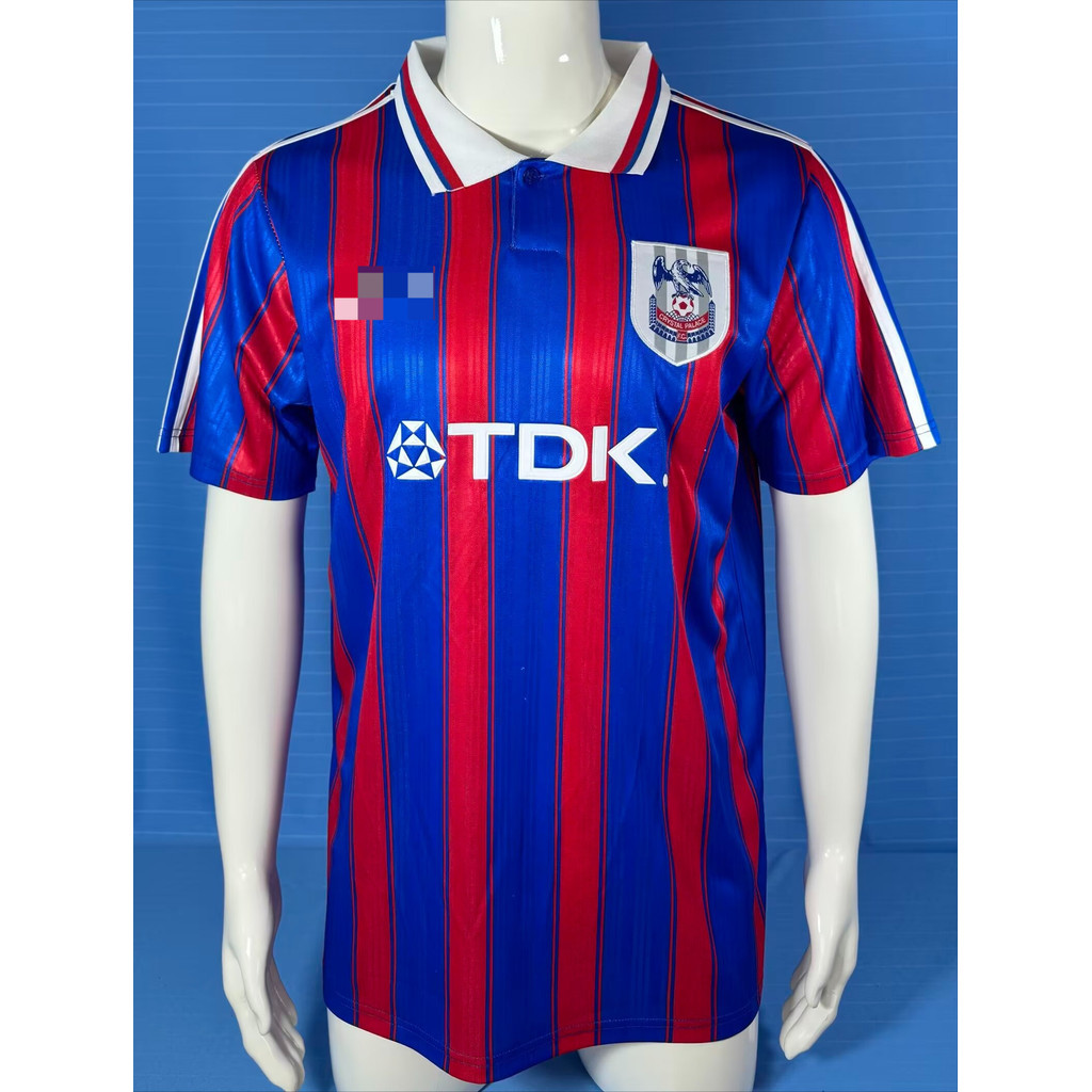 เสื้อกีฬาแขนสั้น Crystal Palace แบบเรโทรปี 1990s