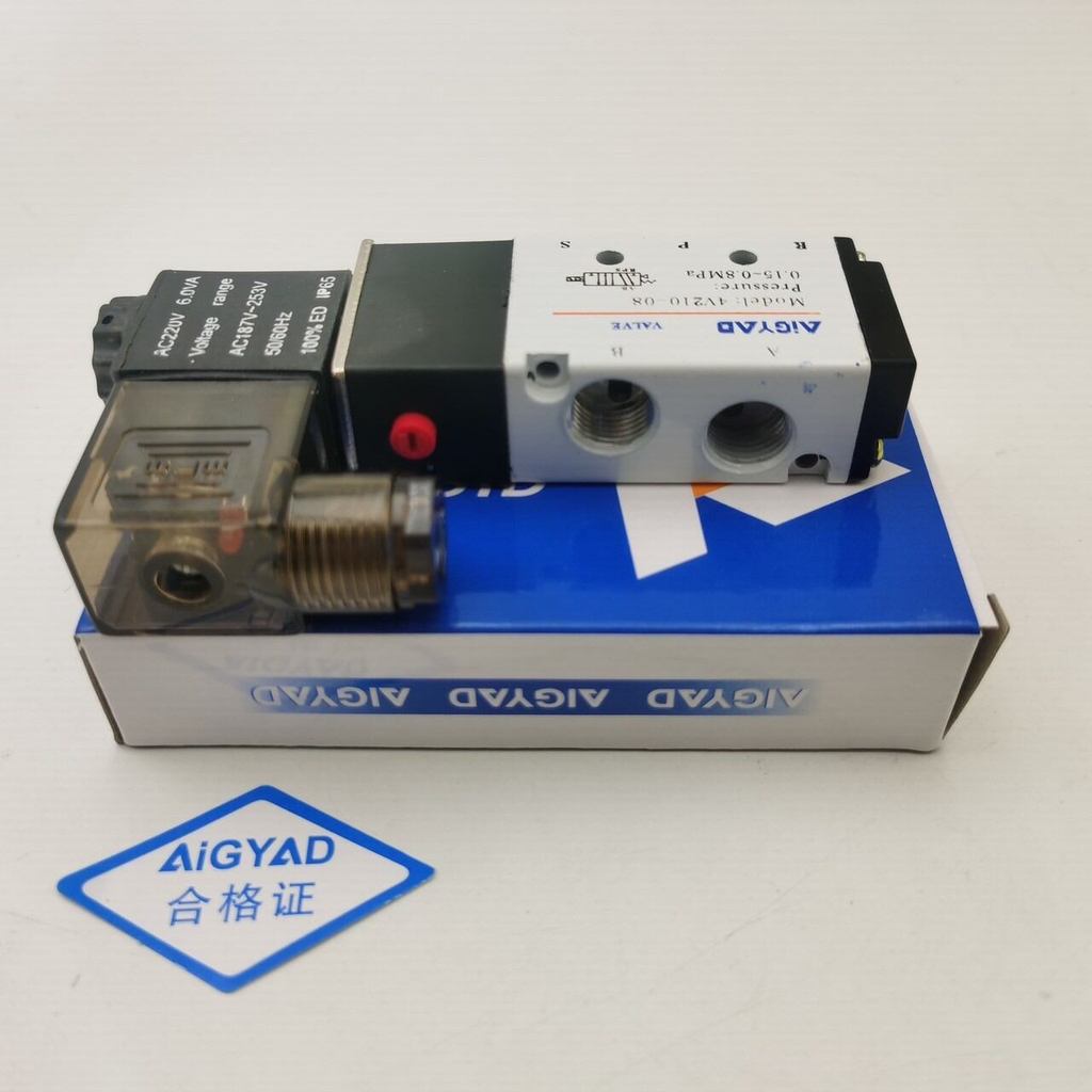 มือ1new SOLENOID VALVE
Model:4V210-08
Volt:12v 24vdc 220v พร้อมส่งจากไทย🇨🇷🛻
