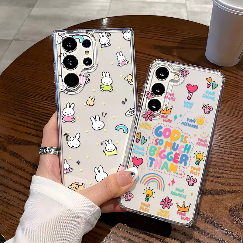 เคส ใส โทรศัพท์มือถือ For Samsung A07 A17 A36 A56 A55 A16 A37 A57 S26 S25 Ultra S24 FE A06 A05S A35 A15 A14 A73 A23 A24