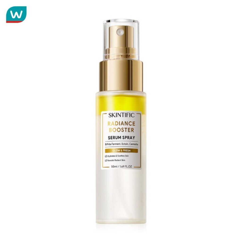 Skintific สคินทิฟฟิค เรเดียนซ์ บูสเตอร์ เซรั่ม สเปรย์ 50 มล.