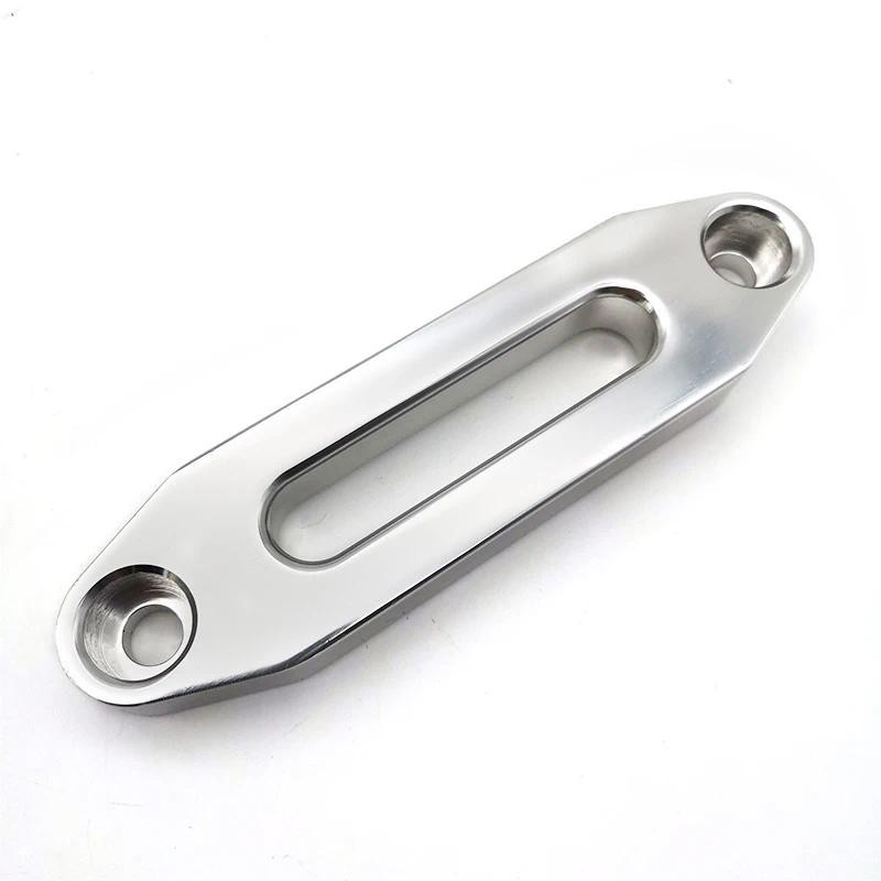 Silver Hawse Fairlead Winch Rope Guide Fairlead สําหรับเชือกสายเคเบิล Off-Road 4x4