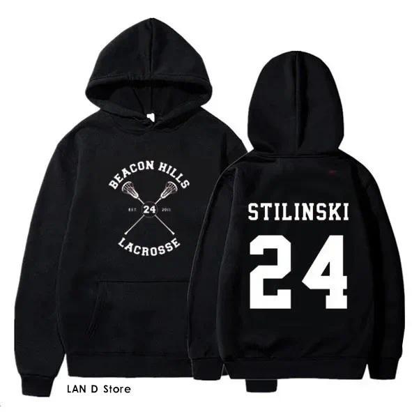 Teen Wolf Hoodie Beacon Hills Stilinski 24 Lahey McCall Pullover Tv Show Hooded Sweatshirt Hooded Hi