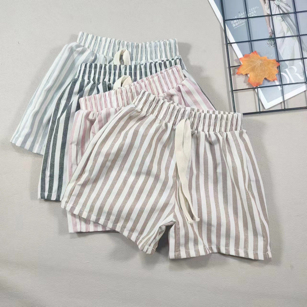 Shorts Children's Pants Single Item Pants Pure Cotton Boys Casual Pants Girls Shorts Baby Jackets Pa