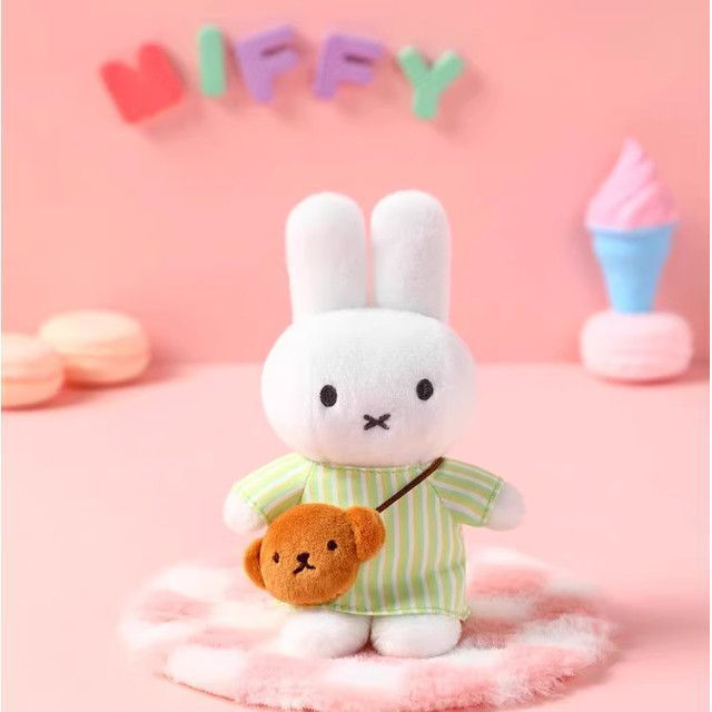 VIPO Miffy Miffy Travel Series กระเป๋าสะพายเครื่องประดับกล่องลึกลับ Miffy ตุ๊กตากระต่ายตุ๊กตาจี้ของขวัญสาวตกแต่งกระเป๋า