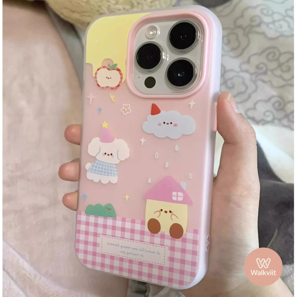 บ้านสุนัขการ์ตูน เมฆ ใหม่ 2 in1 ปกนุ่ม Redmi 9 15 13C 14C 9A A5 10 15C 12 12C A1 A2 A3 Note 14 11 12 8 13 10 Pro