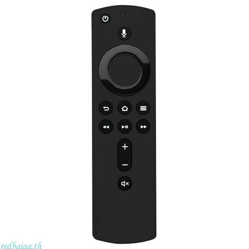Redbaiaa รีโมทคอนโทรลเสียง L5B83H สําหรับ Fire Tv Stick 4K Box Remote