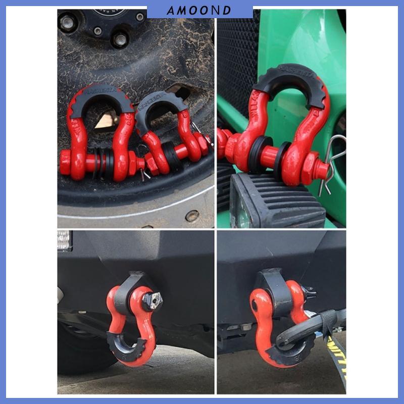 AMOOND Universal Anti-Rust Shackle 3 4 5 8 D-Ring Shackle พร้อมเครื่องซักผ้า Isolator