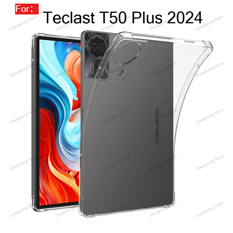 Funda สําหรับ Teclast T50 Plus กรณี 11 "ซิลิคอนโปร่งใสสําหรับ T50 Plus 2024 TPU Coque Anti-fall ฝาคร