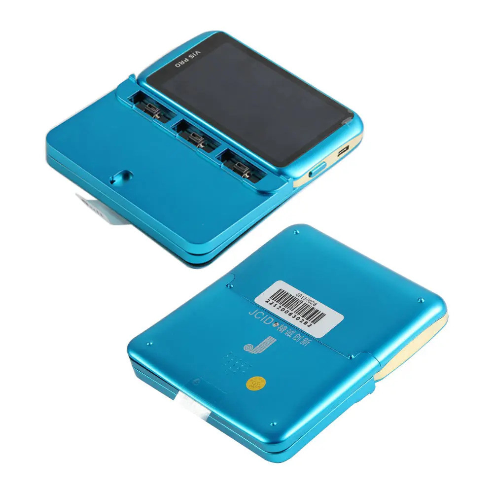Mobilephone โปรแกรมเมอร์ซ่อมเครื่องมือสําหรับ iPhone JCID VIS Pro โปรแกรมเมอร์โฮสต์ Dual รองรับ JC V