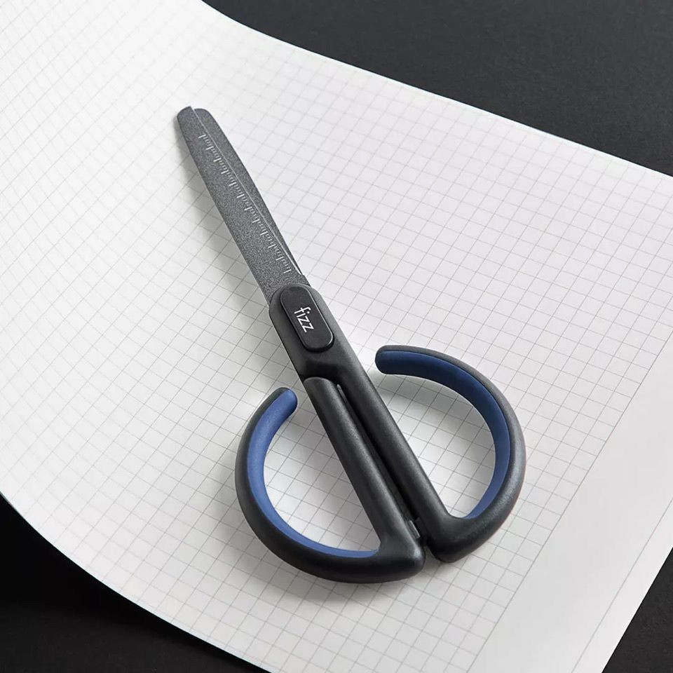 กรรไกร Guangbo Fizz มีดอรรถประโยชน์แบบสองในหนึ่งเดียว Tef 博飞Fizz剪刀二合一Beauty工刀特龙层防เหนียว การทําสวน DG