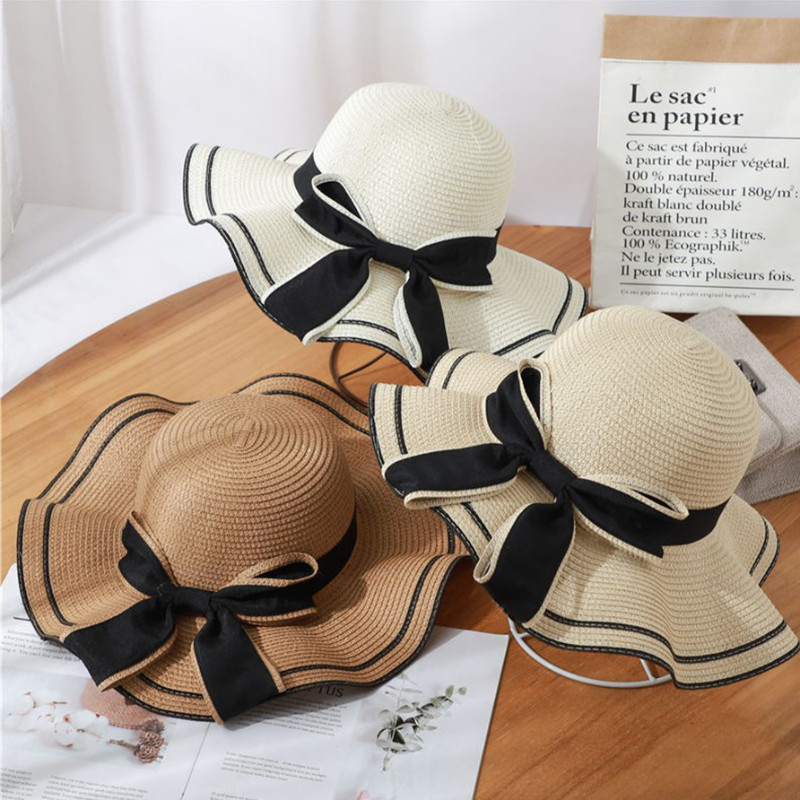 Summer Straw Hat Beach Hat Lightweight And Breathable Sun Hat For Beach Vacation Sun Protection Trav