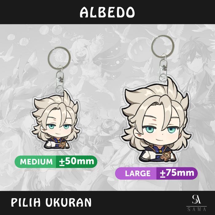 Genshin Impact - Gantungan Kunci Akrilk 3 มม. - เกมผลิตภัณฑ์ของที่ระลึกของ Hias Genshin Hoyoverse - 