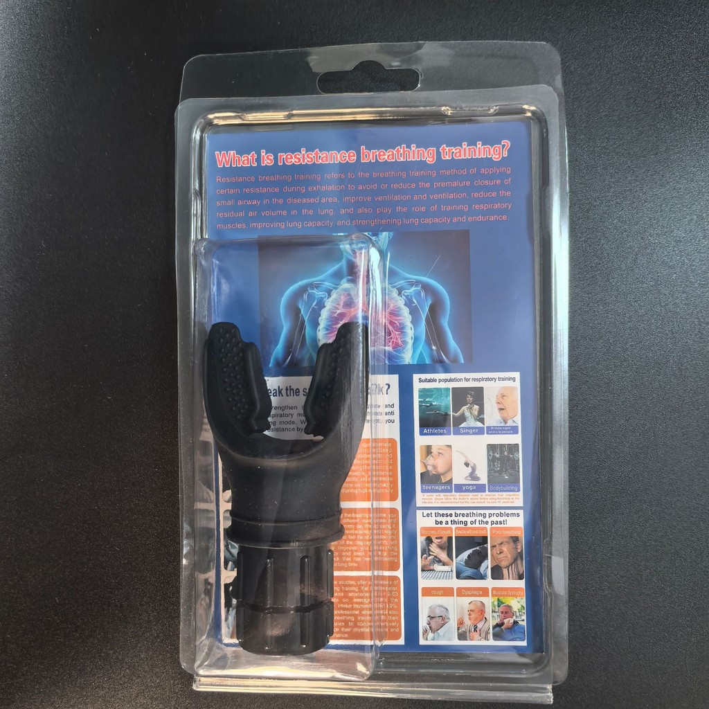 Premium Selection#Portable Lung Capacity Abdominal COPD Function Breathing Trainer Abdominal Mouthpi