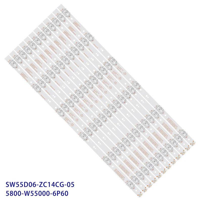 แถบไฟแบ็คไลท์ LED สําหรับ SW55D06-ZC14CG-05 303SW550038 5800-W55000-6P60 6P30 CRH-A55353512065C1REV1
