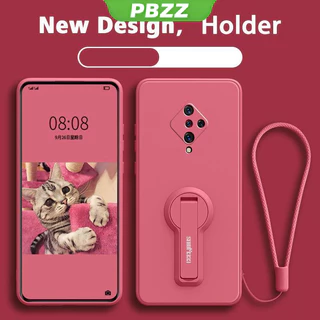 PBZZ FOR เคส ปลอก VIVO S1 Pro VIVO S1 เคสโทรศัพท์ softcase Liquid ซิลิโคน Protector กันกระแทกกันกระแทกกันกระแทกการออกแบบใหม่360 ° พร้อมผู้ถือ YTXZZJ01
