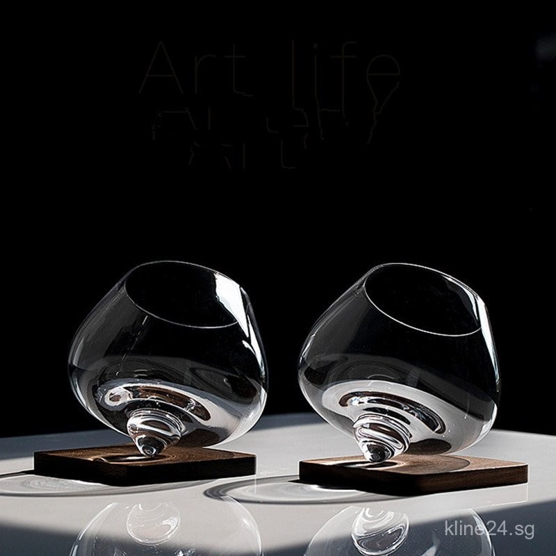 Normann Copenhagen Rocking วิสกี้แก้วคริสตัล Cinon Roly-Poly ถ้วยไวน์ Tumbler สุรา Cognac Martell XO