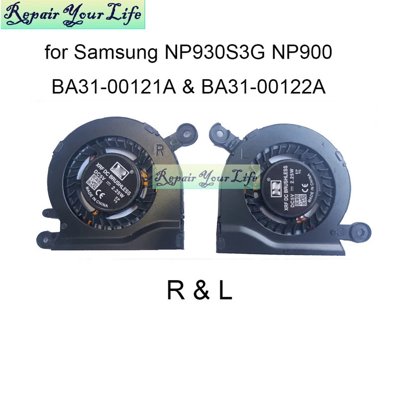 พัดลมระบายความร้อนโน้ตบุ๊ค Cooler หม้อน้ําสําหรับ SAMSUNG NP900X3C 900X3D 900X3E 900X3F 900X3G 900X3