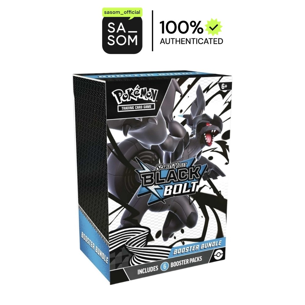 Pokemon Scarlet & Violet "Black Bolt" Booster Bundle (EN) | ของแท้ ตรวจสอบโดย SASOM