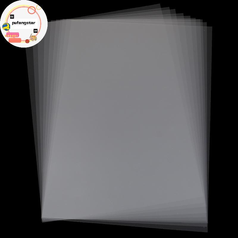 Pufangstar 10 ชิ้น A4 Inkjet Laser Printing Transparency Film กระดาษถ่ายภาพ PCB Stencils TH