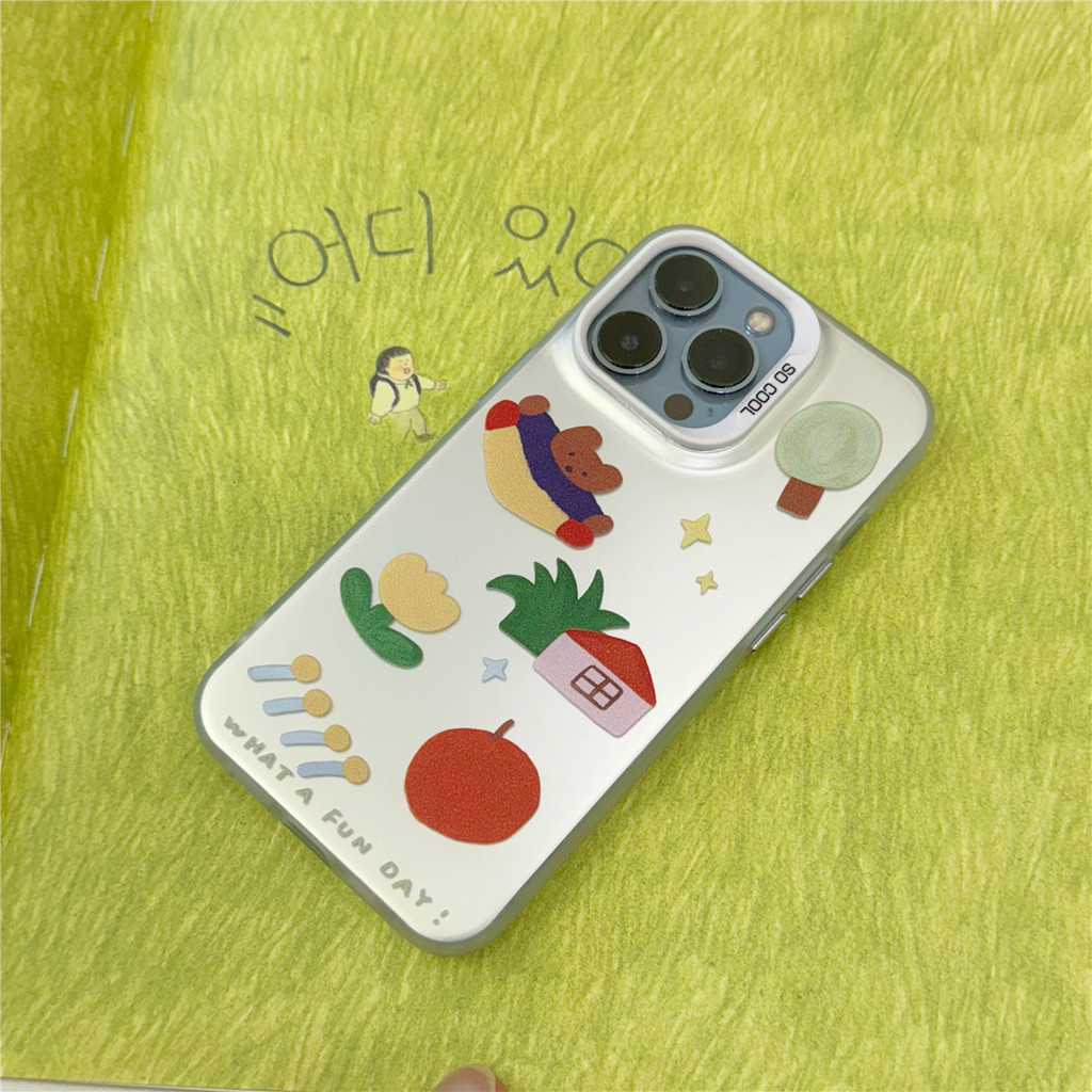 เคส iqoo 12 iqoo z9 5g เคส เคสโทรศัพท์ Huawei oppo สีเงินเป็นมิตรกับผิว Apple น่ารัก