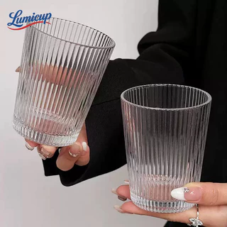 แก้วกระจก220/360ml ลายตีนสไตล์วินเทจ | แก้วดื่มเครื่องดื่มเย็น ถ่ายรูปสวย เหมาะของขวัญ ช่วงบ่ายชิล