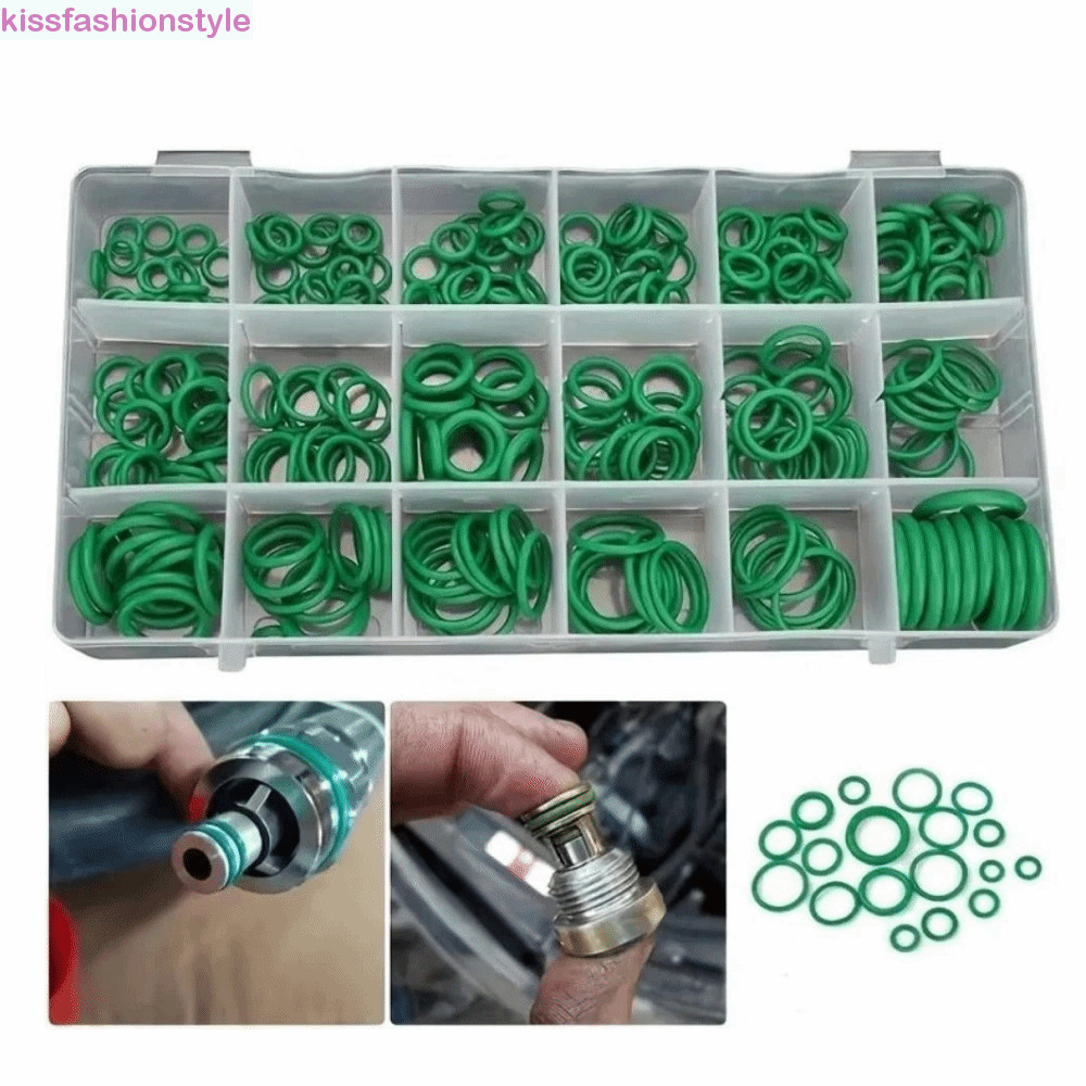 KISSFASHIONSTYLE 270 ชิ้น O-Ring Seals Assortment ชุด, 18 ขนาดยาง O-Ring ปะเก็น, พร้อมกล่องเก็บทนทาน