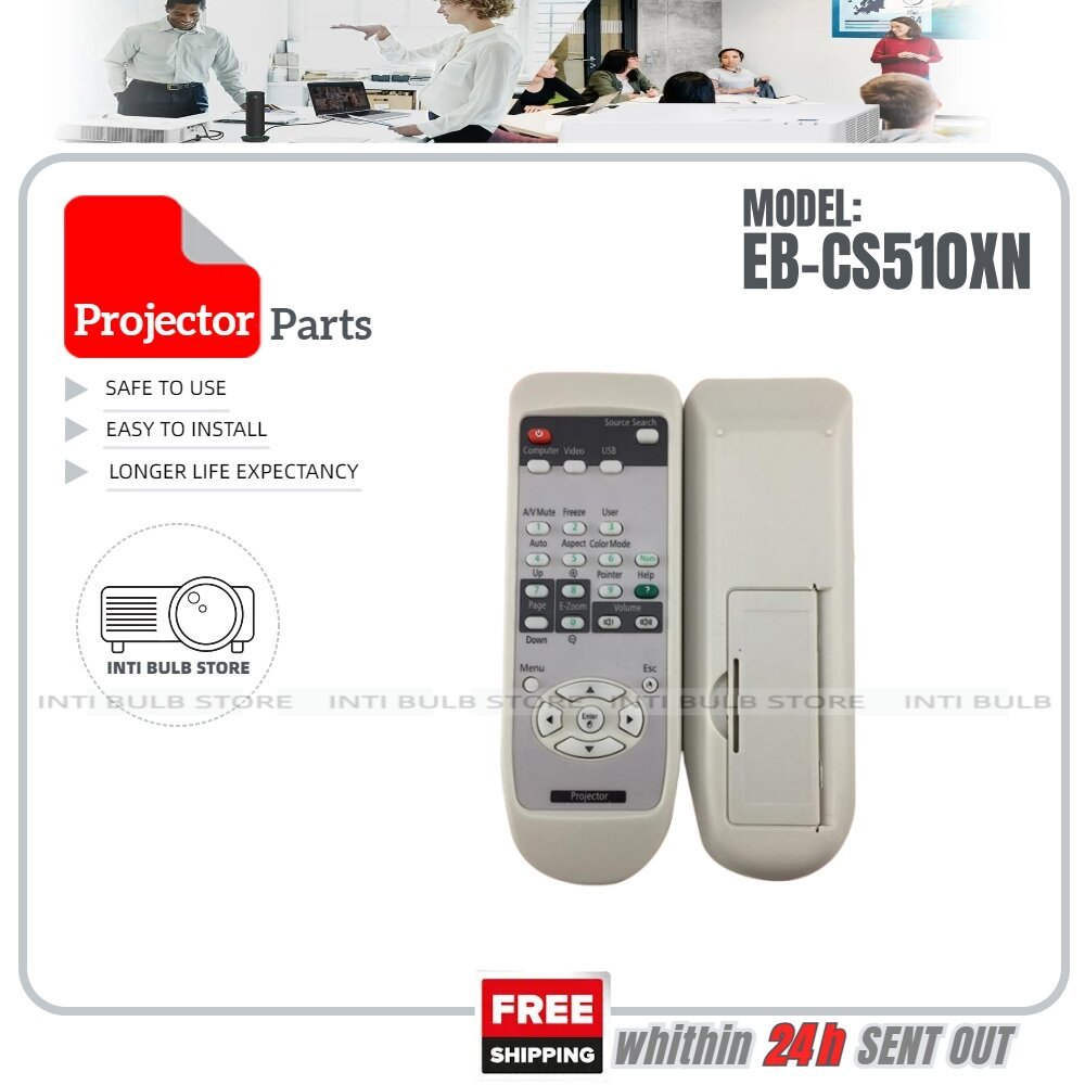 รีโมทคอนโทรลโปรเจคเตอร์ Epson EB-CS510XN EB-CS500WN EB-CS500XN