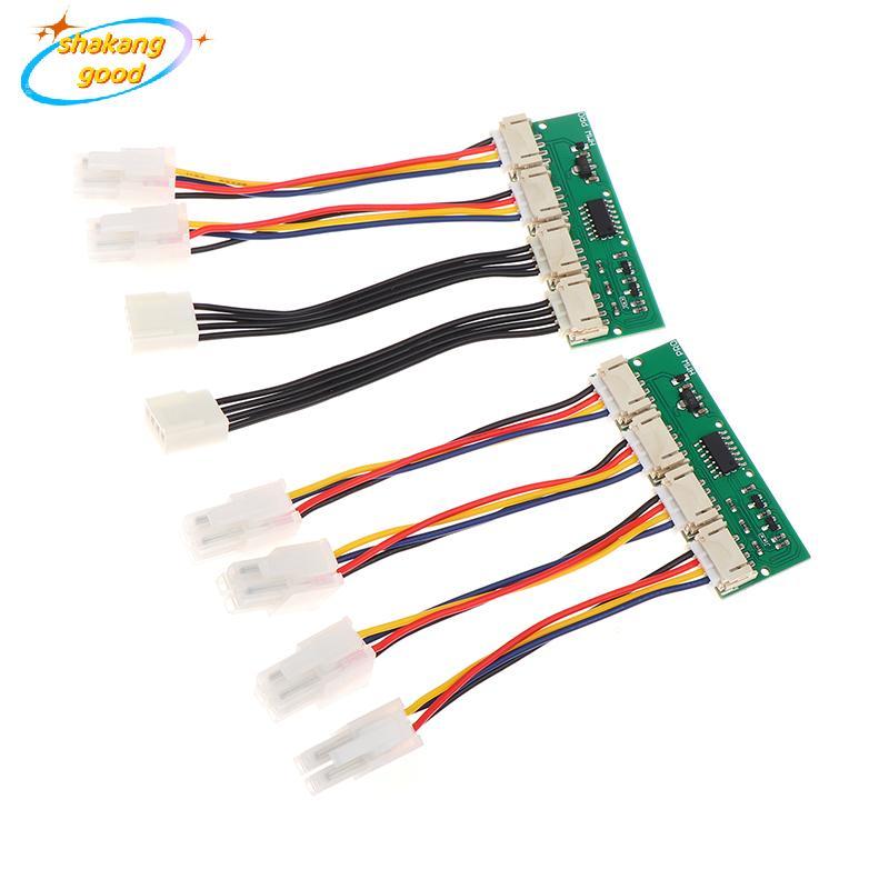 SKTH 12V 4-in-1 Square 4Pin พัดลมจําลองจําลองจําลองจําลองพิเศษสําหรับ Antminer S21 S19kpro T21 KS5 K