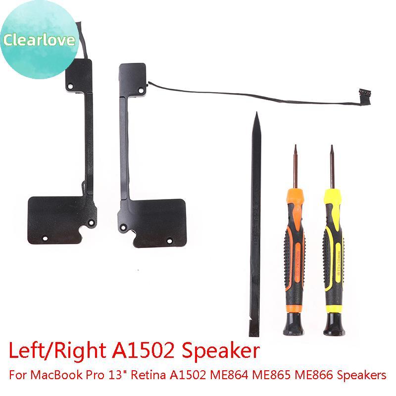 Clearlove ซ้าย/ขวา A1502 ลําโพงสําหรับ MacBook Pro 13 "A1502 ME864 ME865 ME866 TH