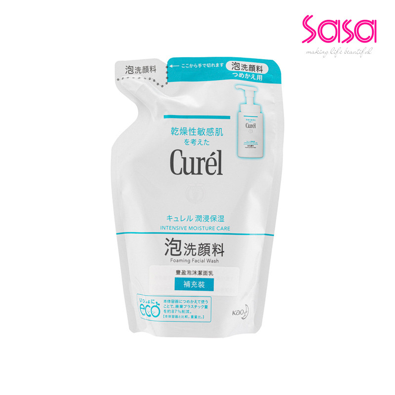 Curel Intensive Moisture Care Foaming Facial Wash (Refill) (130ml)